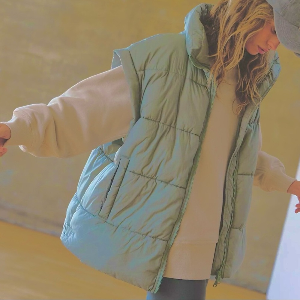 FP Movement by Free People Blue Puffer Vest